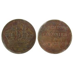 Token;  Br#997 Lees 21 ICCS VF30.  Extremely rare issue and seldom offered.