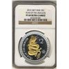 Image 1 : Niue 2012 Gilt $2 Proof Silver Yr of the Dragon NGC PR68 Ultra Cameo.