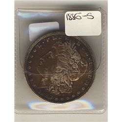 USA 1886-S $1 AU.