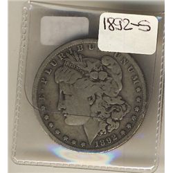 USA 1892-S $1 Fine.