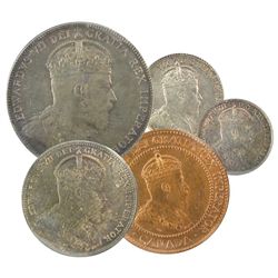 RCM Lot; includes 1908 Specimen Set w/case #6c.  All coins graded ICCS SP64 with exception of 10¢ gr