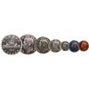 Image 1 : RCM Specimen Set 1952.  Complete Set 1¢ SP65RD, 5¢ SP64, 10¢ SP64, 25¢ LR SP64, 50¢ SP66 & $1 SP66. 