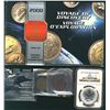 Image 1 : RCM Lot; includes 2007 SML  Yr of the Pig NGC SP67 Proof Set 2000 & 2002 $5 Hologram Proof Anniversa