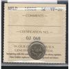 Image 1 : Nfld 1882H 5¢ ICCS VF20.