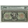 Image 1 : The Canadian Bank of Commerce 1917 $5 #B158459 CH-75-16-04-06a. PMG VF20 Net. Very minor rust mark.