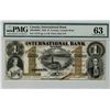 Image 1 : The International Bank of Canada; 1858 $1 #15173 CH-380-10-08-04 PMG CH UNC63.