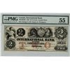Image 1 : The International Bank of Canada; 1858 $2 #1724 CH-380-10-04-06 PMG AU55.