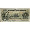 Image 1 : The Merchants Bank of Canada; 1900 $5 #048432 CH-460-14-02 PMG VG10.  Only two examples known.  Exce