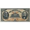 Image 1 : The Molsons Bank 1918 $10 #063367 CH-490-38-04a VF+ for grade.