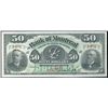 Image 1 : The Bank of Montreal; 1891 $50 CH-505-40-08S PMG Gem UNC66EPQ.  A Gem Specimen issue with full colou