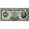 Image 1 : The Royal Bank of Canada; 1927 $100 #014951 CH-630-14-20 PMG VF30.  A lovely example and underrated 