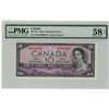 Image 1 : 1954 $10 BC-32a #A/D0000461 PMG AU58EPQ.