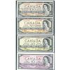Image 1 : 1954 $10 BC-32b, $20 BC-33a, $50 BC-34a & $100 BC-35a.  Lot of 4 Devil Face notes VF30 to EF+. Light