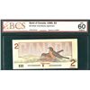 Image 1 : 1986 $2 BC-55aS Specimen #0807 BCS UNC60 Original.