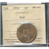 Image 1 : 1916 1¢ ICCS MS65RD.  95% red.