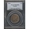 Image 1 : 1919 1¢ PCGS MS65RB.  Well struck and lustrous piece.