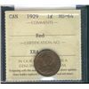 Image 1 : 1929 1¢ ICCS MS64RD.  75% red with strong lustre.