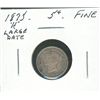 Image 1 : 1875H 5¢ Large Date Fine. (PBA)