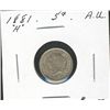 Image 1 : 1881H 5¢ AU. (PBA)  A nice example.