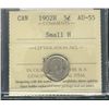 Image 1 : 1902H 5¢ Sml H ICCS AU55.