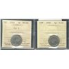 Image 1 : 1925 5¢ F12 & 1926 Fr 6 VF20.  Lot of 2 key pcs ICCS graded.