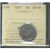 Image 1 : 1925 5¢ ICCS EF40.