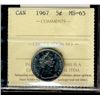 Image 1 : 1967 5¢ ICCS MS65.