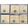 Image 1 : 1960 10¢, 1961, 1962, 1964, 1965 & 1966 ICCS PL64 to PL65.  Lot of 6 coins most with Cameo to Heavy 