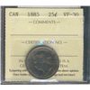 Image 1 : 1885 25¢ ICCS VF30. A better date.