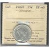 Image 1 : 1902H 25¢ ICCS EF40.