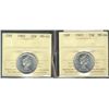 Image 1 : 1965 25¢ Silv ICCS MS65 & MS66.  Lot of 2 coins