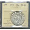 Image 1 : 1940 50¢ ICCS MS64.