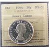 Image 1 : 1964 50¢ ICCS MS65 Heavy Cameo.