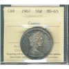 Image 1 : 1967 50¢ ICCS MS65 Cameo.