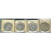 Image 1 : 1936 $1 AU50, 1939 EF40, 1949 VF30 & US 1921  Morgan AU55.  Lot of 4 coins all ICCS graded.