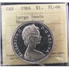 Image 1 : 1966 $1 ICCS PL66 Heavy Cameo.