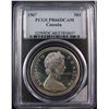 Image 1 : 1967 $1 PCGS PR66DCAM.  Shows a very slight Goose rotation.