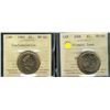Image 1 : 1992 $1 Confed & 2006 Olympic Loon ICCS MS66.  Lot of 2 coins.