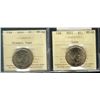 Image 1 : 2010 $1 Olympic Loon & 2011 Loon ICCS MS66.  Lot of 2 coins.