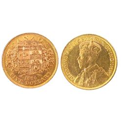 1914 $5 Gold ICCS MS60.