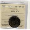 Image 1 : 1859 1¢ Wide 9/8 ICCS EF40.