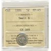 Image 1 : 1886 5¢ Small 6 ICCS EF45.  Attractive with weak reverse strike.