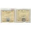 Image 1 : 1902 5¢ & 1917 ICCS MS62.  Lot of 2 coins.