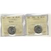 Image 1 : 1937 5¢ & 1942 Nickel MS63.  Lot of 2 ICCS coins.