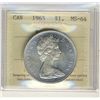 Image 1 : 1965 $1 Type V ICCS MS64.