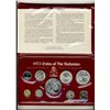 Image 1 : Bahamas 1973 Proof Set.  Issued from the Franklin Mint, set includes 9 pcs all in original celophane