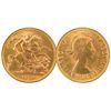 Image 1 : Great Britain 1958 Gold Soverign.  Lustrous UNC issue.  0,2350 Gold.