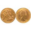 Image 1 : Great Britain 1965 Gold Soverign.  Lustrous UNC issue.  0,2350 Gold.