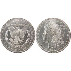 USA 1884CC $1 BU.  Carson City issue in Commerative Black Box.