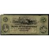 Image 1 : The Bank of Brantford;  1859 $5  CH-40-10-04-08a.  A nice F issue with Westbrook o/p.